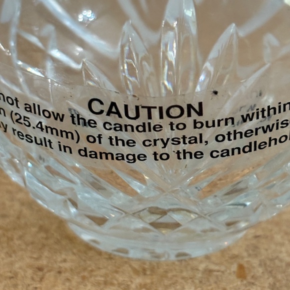 WATERFORD CRYSTAL Made in Ireland Lafford Votive Holder Style #145433 - Picture 11 of 14